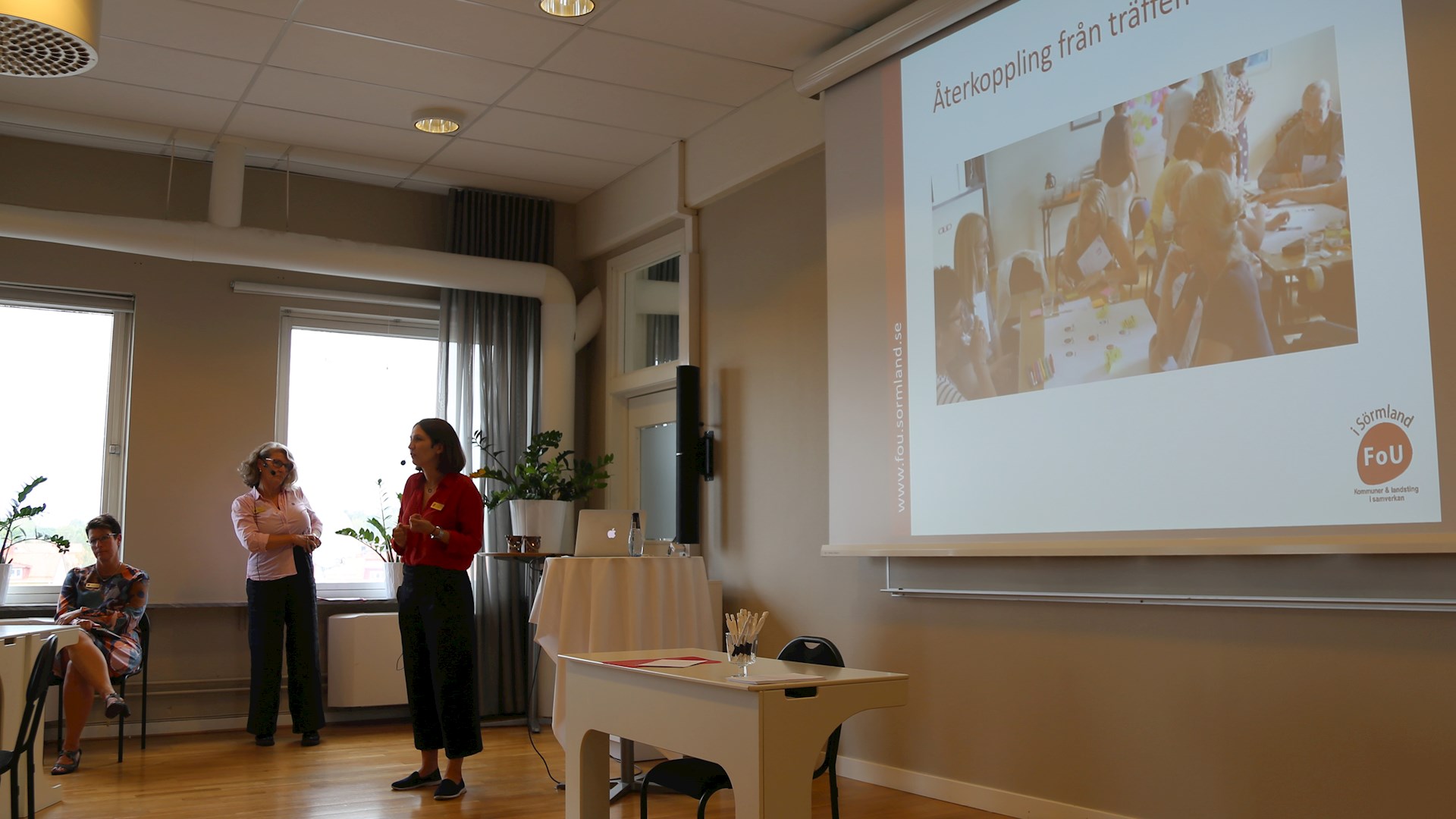 LIsa malmberg föreläser, Anita segring syns i bakgrunden