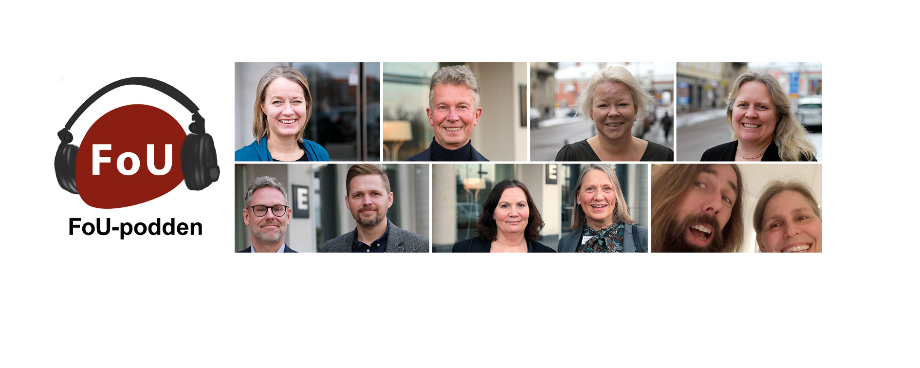 Föreläsare i poddavsnittet från forskardagen om Nära vård i Sörmland