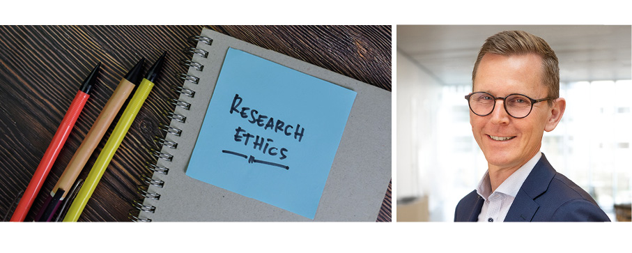 Två personer jobbar med statistik eller liknande