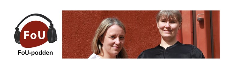 Poddlogga och bilder på deltagarna Sophie Josephson och Lina Larsson