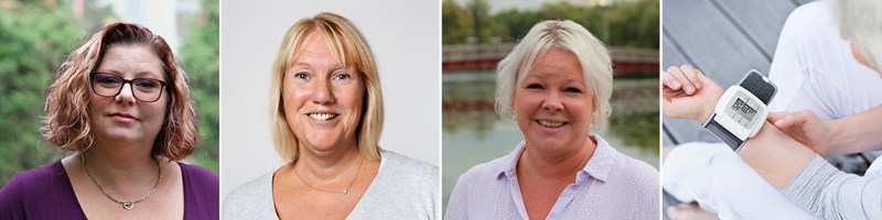 Bild på rapportframsidan och kortversionen, samt en bild på en glad bebis med tre tänder i underkäken.