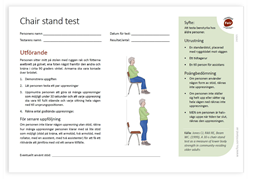 Chair stand test