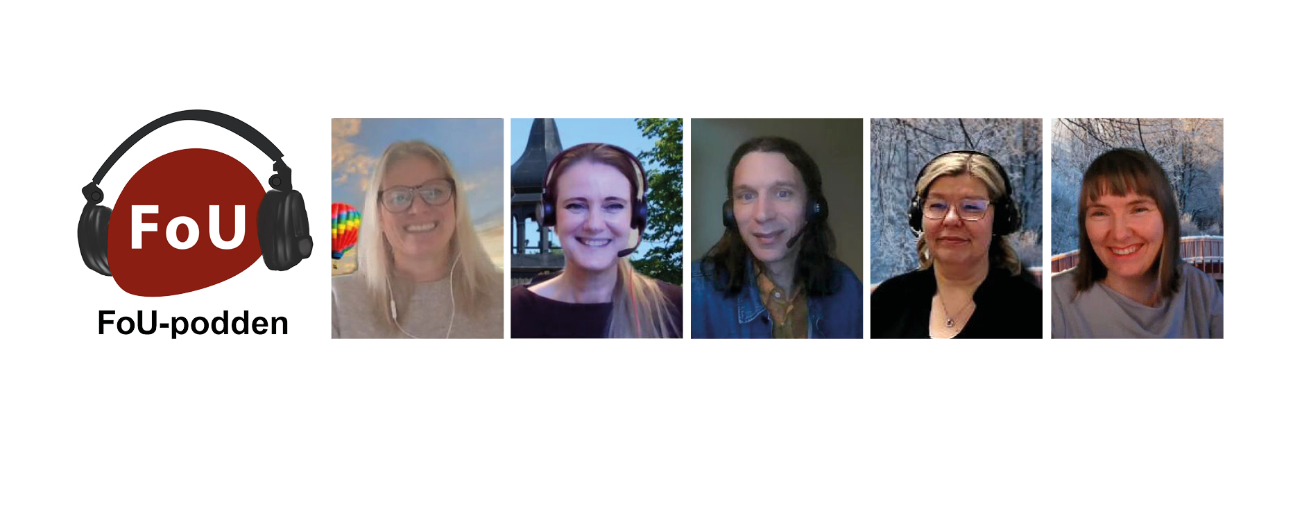 Poddlogga och deltagarna i podden