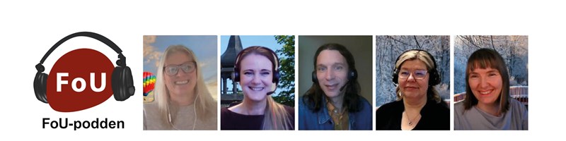 Poddlogga och deltagarna i podden