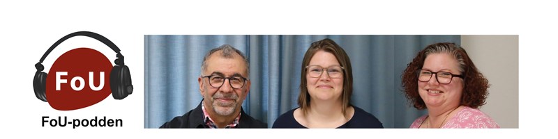 Poddloggan och deltagarna i avsnittet