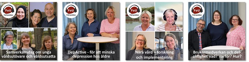 Poddloggan och deltagarna i avsnittet
